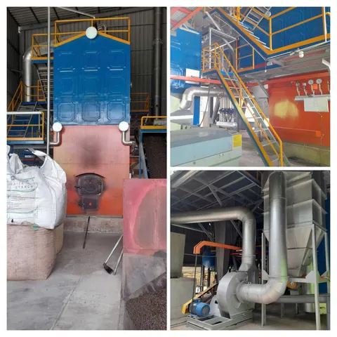 Lò hơi cấp nhiệt cho máy sóng