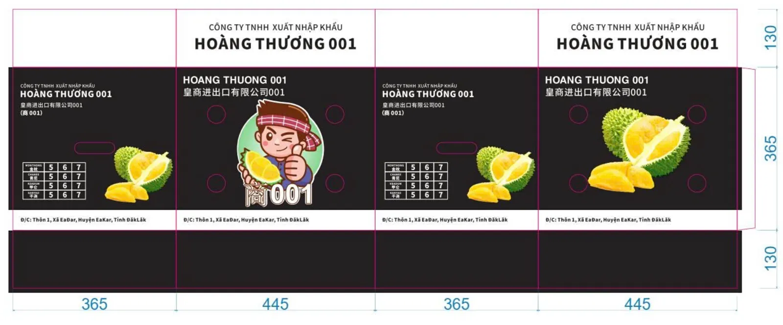 Thùng sầu riêng in kỹ thuật số – 1